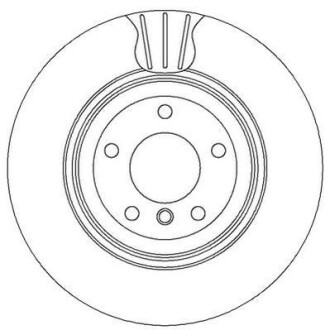 Гальмівний диск зад. BMW 3 (E90/E91) 04-12 (336*67) компл. 2шт Jurid 562334JC