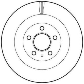 VW Диск гальмівний задній Audi A8 10- Jurid 562645JC