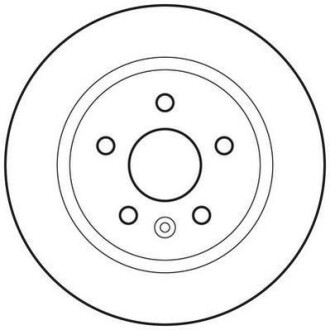 OPEL диск гальм. задн.Astra J,Chevrolet Cruze Jurid 562651JC