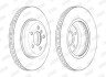 Гальмівний диск пер. BMW 5 (F07/F10/F11)/7 (F01/F02/F03/F04) (348*66) Jurid 562679JC-1 (фото 2)