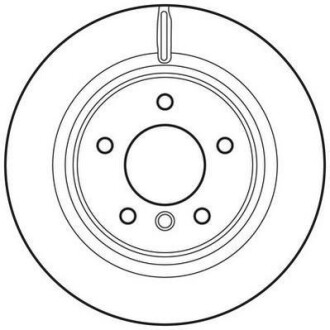 Гальмівний диск зад. BMW 1 (E82/E88) 06-13 (300*76) компл. 2шт Jurid 562786JC