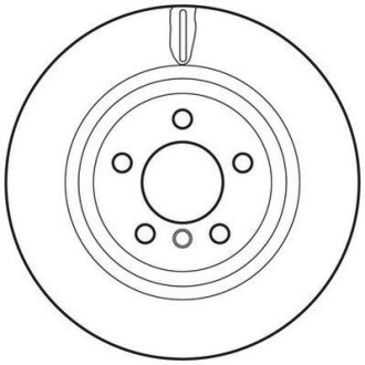 Гальмівний диск зад. BMW X3 (F25)/X4 (F26) 10-18 (329,9*71) компл. 2шт Jurid 562793JC