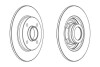 CITROEN диск гальмівний задн Citroen C3,C4 Peugeot 207,307 (249*9) Jurid 562938JC-1 (фото 1)