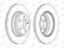Гальмівний диск зад. BMW 3 (F30/F31/F80)/3 (F31)/4 (F33/F36/F83) 11- (330*66,2) компл. 2шт Jurid 562980JC (фото 1)