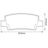 TOYOTA гальмівні колодки задн.Corolla 02- Jurid 572492J (фото 1)
