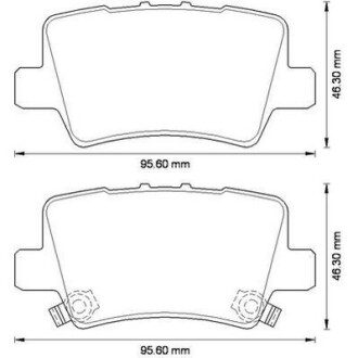 HONDA гальмівні колодки задн.Civic VIII,CR-V III,IV 05- Jurid 572580J (фото 1)