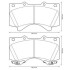 TOYOTA колодки гальмів. передн.Land Cruiser 4.7/4.5d 08- Jurid 572599J (фото 1)