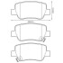 Гальмівні колодки зад. Toyota Avensis 08- (Bosch) Jurid 572627J (фото 1)
