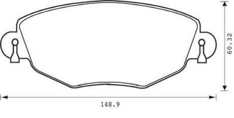 FORD колодки гальмівні передні MONDEO 00- Jurid 573013J