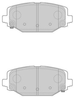 FIAT гальмівні колодки задн.Freemont,Dodge Caravan,Chrysler Grand Voyager 2.0/3.608- Jurid 573412J