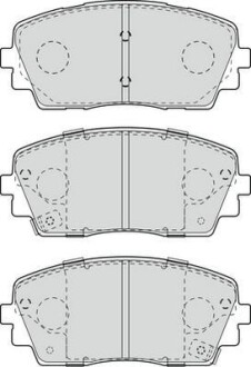 KIA гальмівні колодки передн.Picanto 11- Jurid 573420J (фото 1)