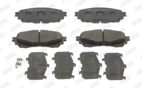 Гальмівні колодки пер. Mazda 6 12- (Akebono) Jurid 573444J
