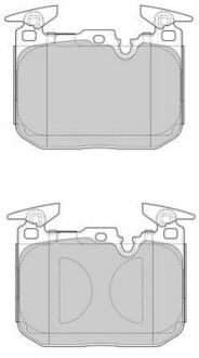 Гальмівні колодки пер. BMW 1 (F20)/3 (F30/F31/F80) 11-19 (Brembo) Jurid 573602J