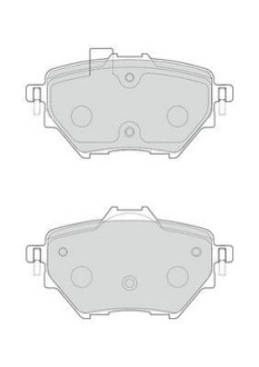 Гальмівні колодки зад. Citroen C4/Peugeot 308 II 13- (Bosch) Jurid 573605J