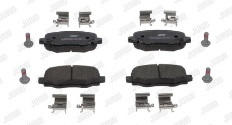 FIAT гальм. колодки задн. 500X 2.0 D Multijet 14-18, JEEP RENEGADE SUV 2.0 CRD 14- Jurid 573693J