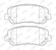 JEEP К-т передн. торми. колодок Cherokee 13- Jurid 573787J (фото 1)