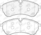 VW гальмівні колодки передн. CRAFTER 16- Jurid 573831J (фото 1)