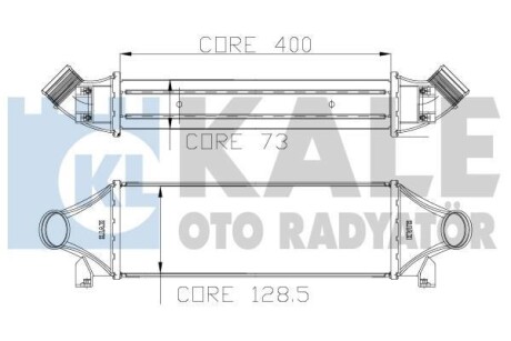 FORD інтеркулер Transit 2.4TDCi 00- Kale 126200