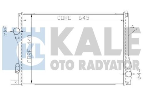 BMW радіатор охолодження 5 E39,7 E38 520/750 Kale 341915