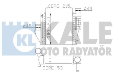 CITROEN Интеркулер C4 II,Grand Picasso,C4 Picasso,Peugeot 308 1.2/2.0HDI Kale 342815 (фото 1)