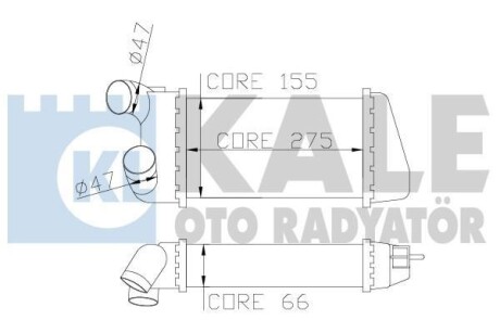 CITROEN інтеркулер C2/3,Peugeot 1007 1.4HDI Kale 344100