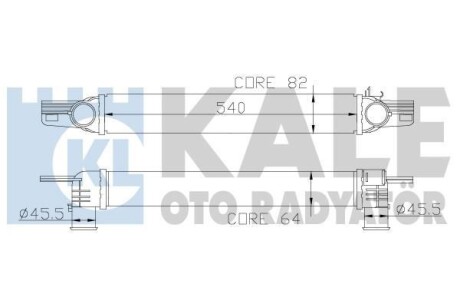 CITROEN інтеркулер Nemo,Fiat Fiorino,Qubo,Peugeot Bipper 1.3/1.4HDI 08- Kale 344300