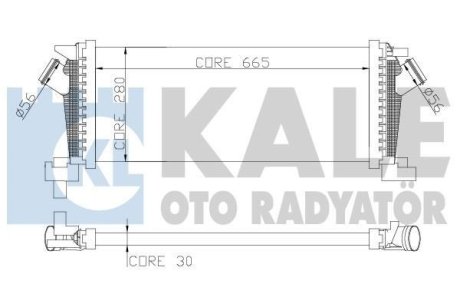 Интеркулер Chevrolet Cruze - Opel Astra J, Astra J Gtc, Cascada -Vauxhall Astra Mk Vi OTO RADYATOR Kale 344800