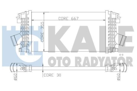 OPEL інтеркулер Astra J,Zafira Tourer,Chevrolet Cruze 1.6/2.0CDTI Kale 344900