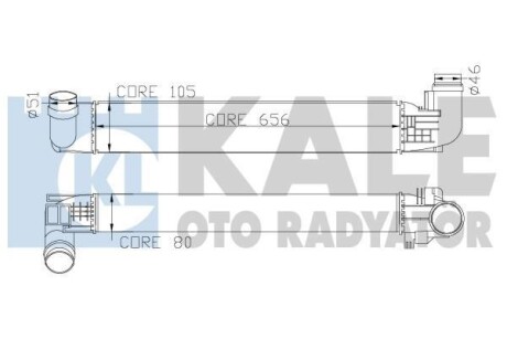 RENAULT Інтеркулер Duster 1.5dCi 10- Kale 345090