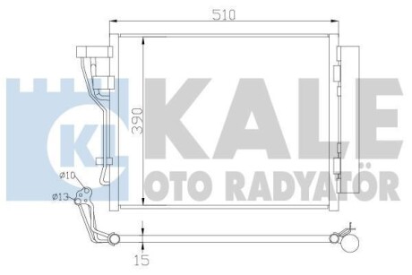 HYUNDAI Радіатор кондиціонера (конденсатор) i30 07-, Kia Ceed Kale 391600 (фото 1)