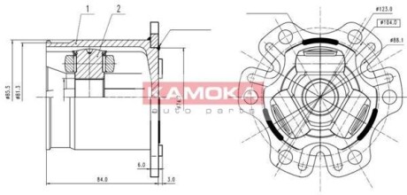 ШРКШ внутрішній KAMOKA 8709