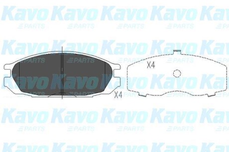 PARTS NISSAN Колодки тормозные задние Patrol 2,8/3,2/3,3 88- KAVO KBP-6510