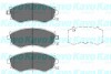 PARTS NISSAN гальмівні колодки передн.Primera 90- KAVO KBP-6527 (фото 1)