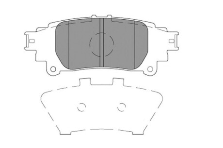 PARTS LEXUS колодки гальмівні задн. IS 13-,RX 09- KAVO KBP-9141 (фото 1)