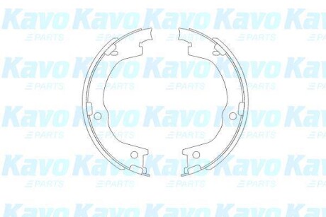 PARTS HYUNDAI гальмівні колодки ручного гальма Trajet KAVO KBS-3404