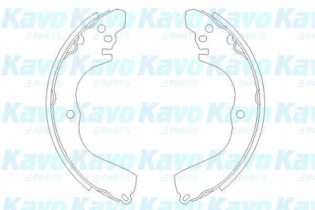 PARTS MITSUBISHI Щеки торм. OUTLANDER I 2.4 4WD 03-06, PAJERO PININ I 1.8 GDI 99-01 KAVO KBS-6412