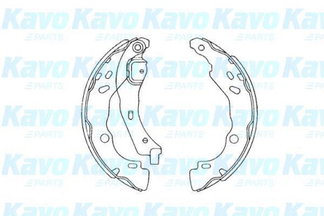 PARTS RENAULT Щеки тормозные Duster,Clio II,Logan,Sandero KAVO KBS-7407 (фото 1)