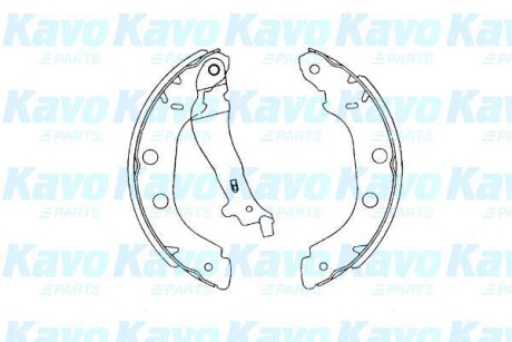 PARTS RENAULT щоки гальмівні Kangoo,Nissan Kubistar,Primera 96- KAVO KBS-7419