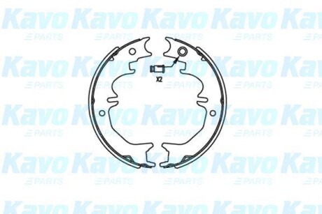 PARTS TOYOTA колодки ручного гальма LandCruiser 90,120,150 KAVO KBS-9922