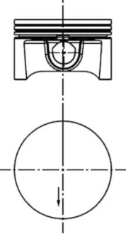 Поршень KOLBENSCHMIDT 40 388 600
