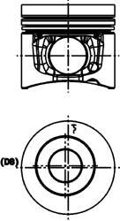 Поршень KOLBENSCHMIDT 40 441 600