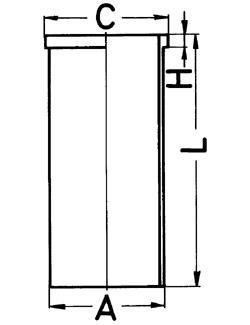 Гільза поршнева KOLBENSCHMIDT 89183190