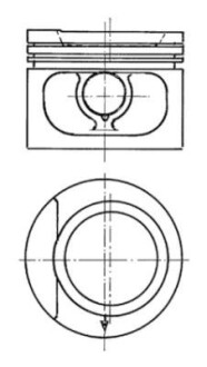 Поршень KOLBENSCHMIDT 93 876 620