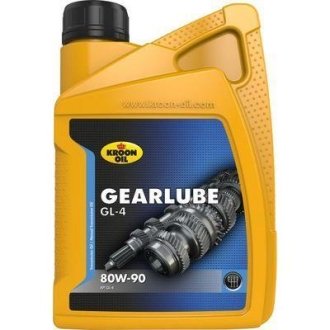 Трансмиссионное масло Gearlube GL-4 80W-90 минеральное 1 л KROON OIL 33480 (фото 1)