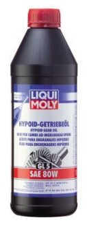 Трансмиссионное масло GL-5 80W минеральное 1 л LIQUI MOLY 1025 (фото 1)