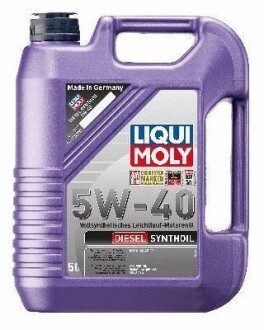 Моторна олива DIESEL SYNTHOIL 5W-40 5л LIQUI MOLY 1341 (фото 1)