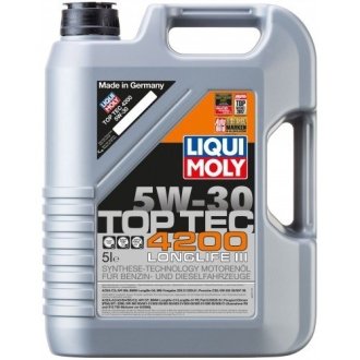 Олива моторна Top Tec 4200 5W-30 5л LIQUI MOLY 7661