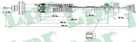 Трос зчеплення LPR C0153C