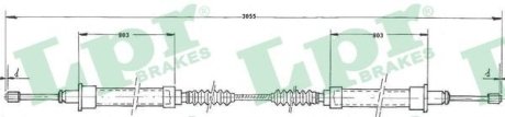 Трос ручного гальма LPR C0523B