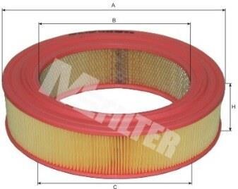 Фільтр повітряний ГАЗ 24, 2410 Волга, ГАЗель 3302, 2705, 3221 M-FILTER A103